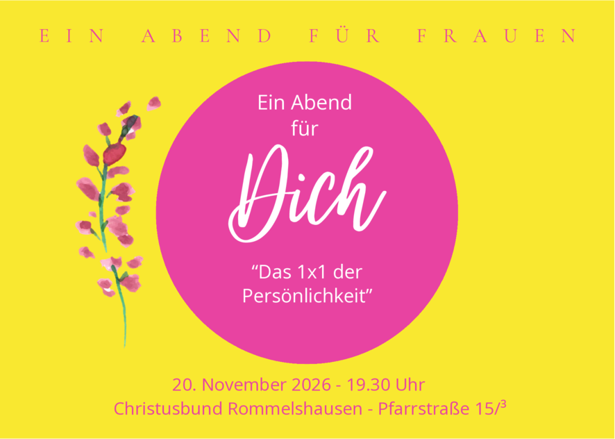 Ein Abend für dich am 20.11.2026