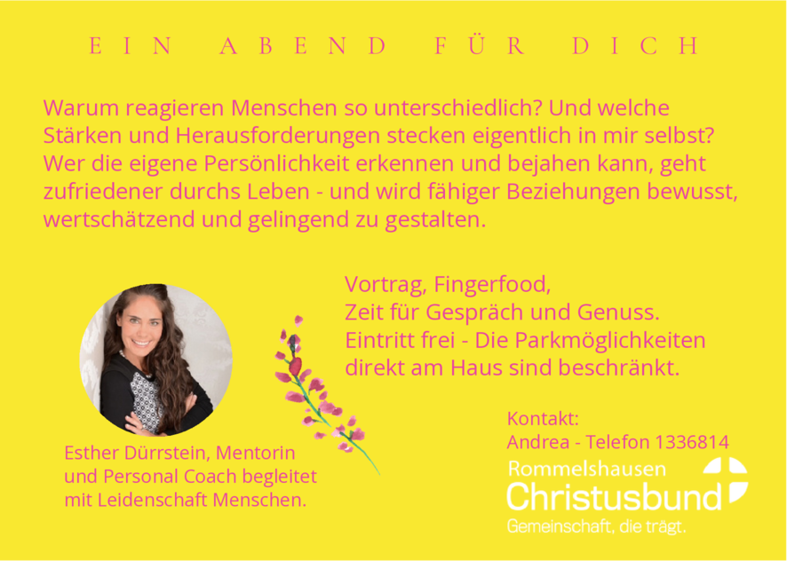 Ein Abend für dich am 20.11.2026 Rommelshausen